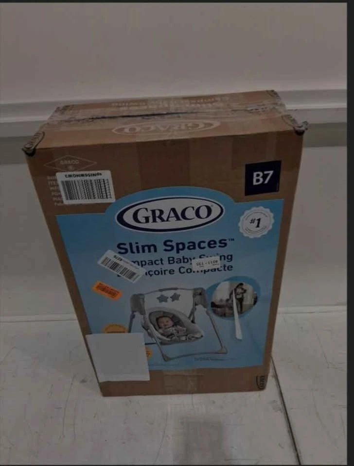 GRACO SLIM SPACES COMPACT SWING - HUMPHRY FASHION - GREY - photo 3