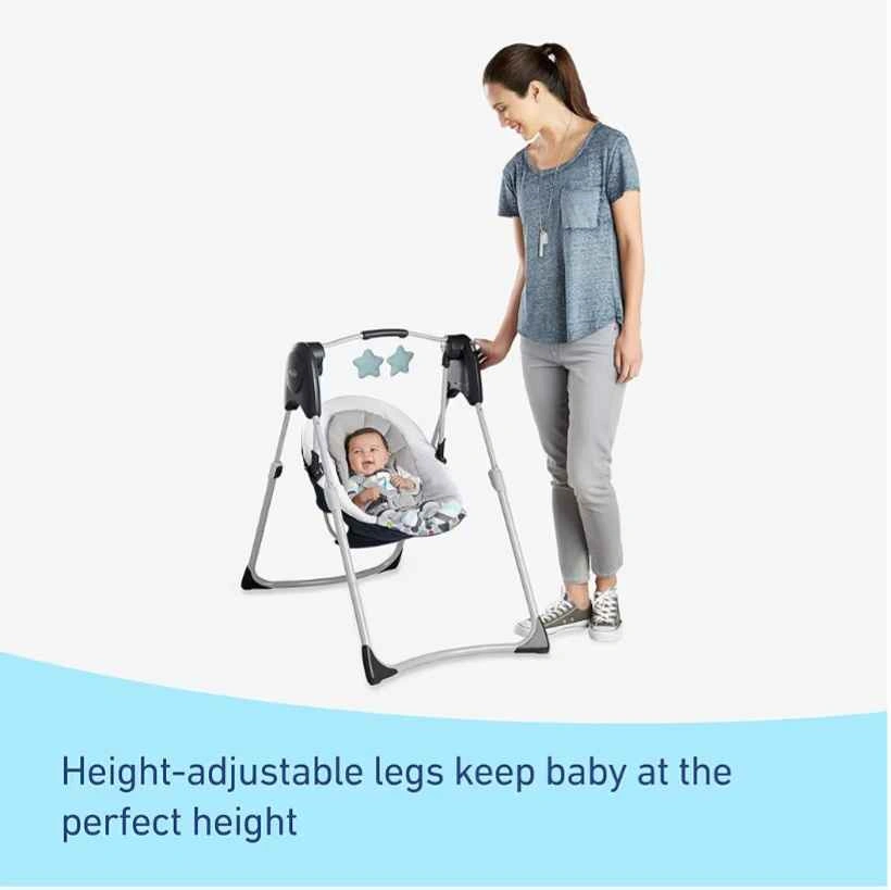 GRACO SLIM SPACES COMPACT SWING - HUMPHRY FASHION - GREY - photo 5