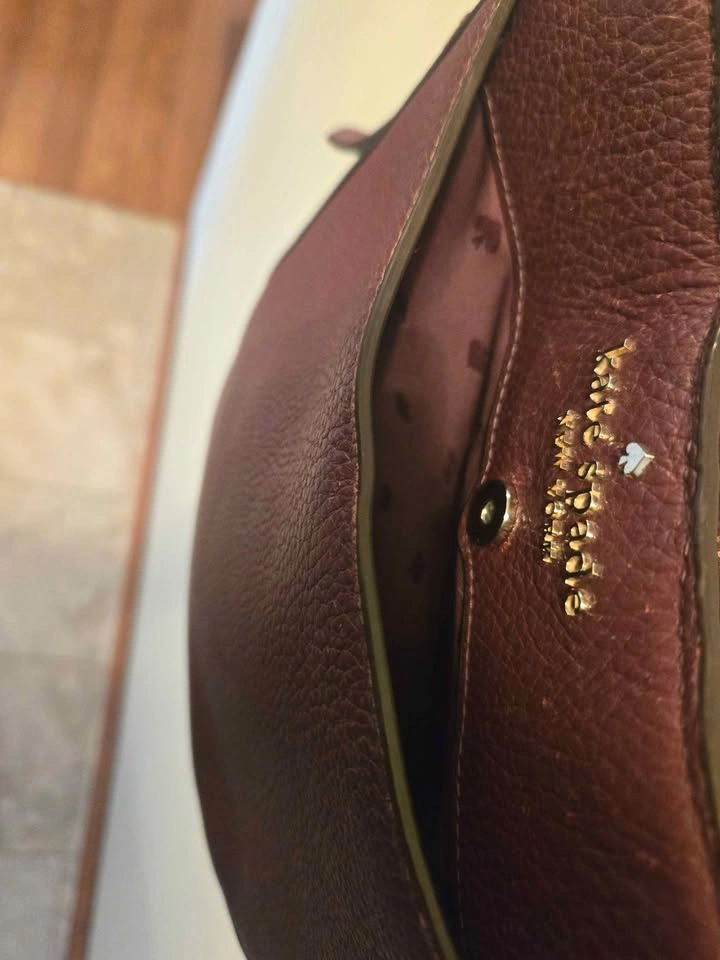 Kate Spade Cross Body Bag Burgundy - photo 3