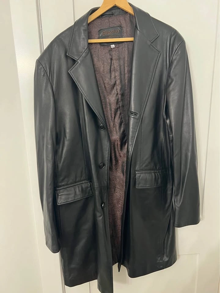 Bespoke Mens Leather Coat - photo 2