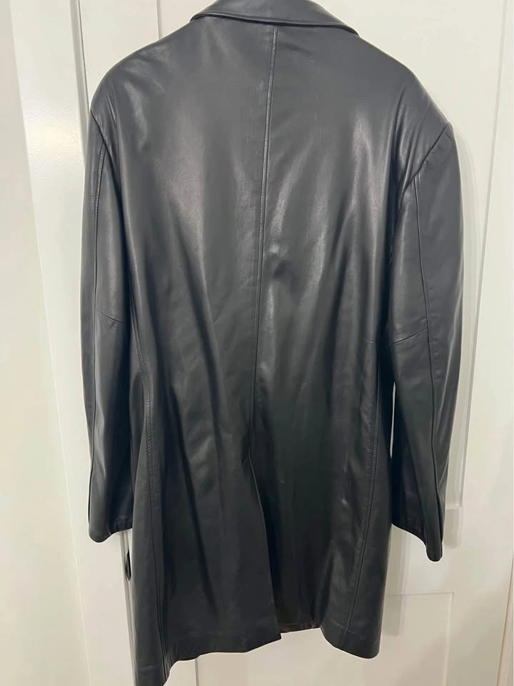 Bespoke Mens Leather Coat - photo 3