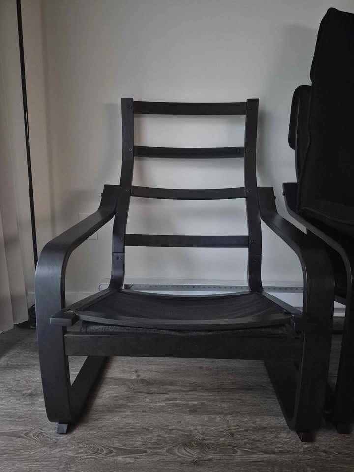 2 Black IKEA armchairs - photo 3