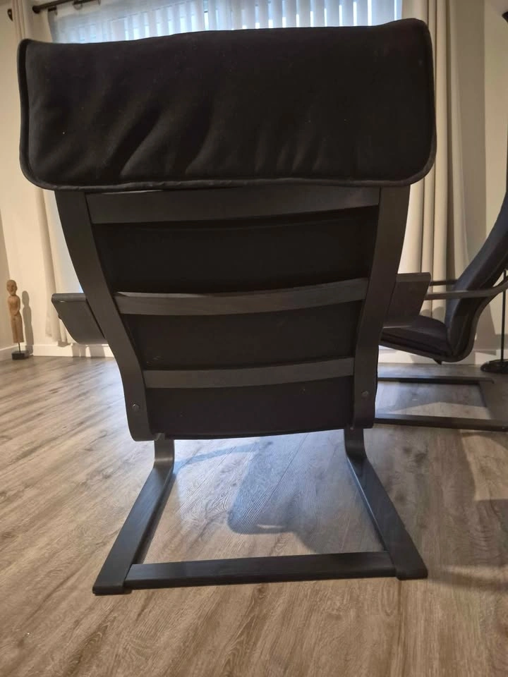 2 Black IKEA armchairs - photo 5