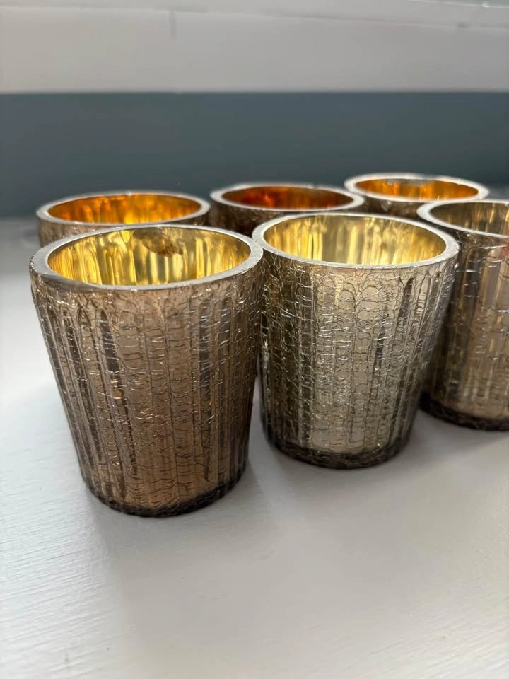 Mercury glass votives - photo 2