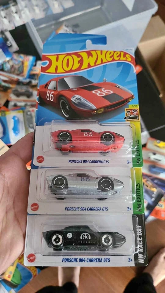 Hot Wheels Porsche 904 Carrera GTS 3 Cars