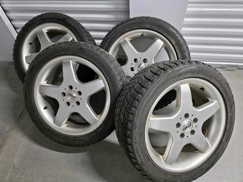 Alloy 18" Rims with 255/45/18 Blizzak