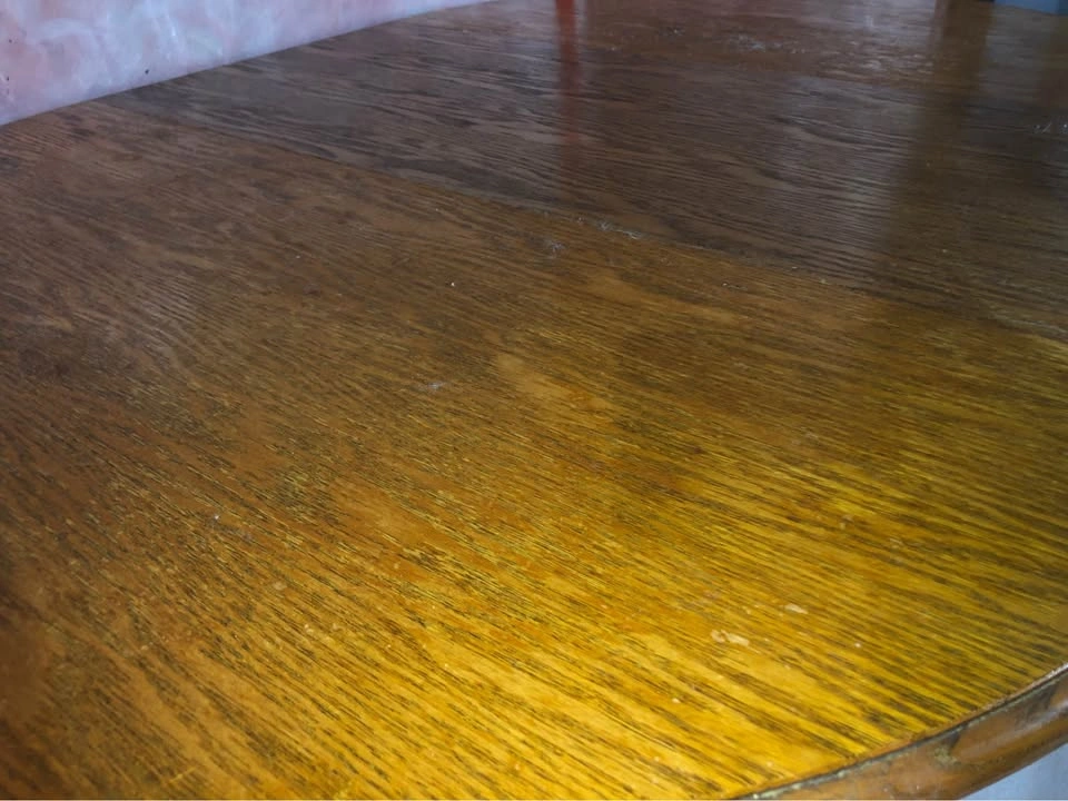 Solid Oak Dining Table with 4 Chairs - photo 4