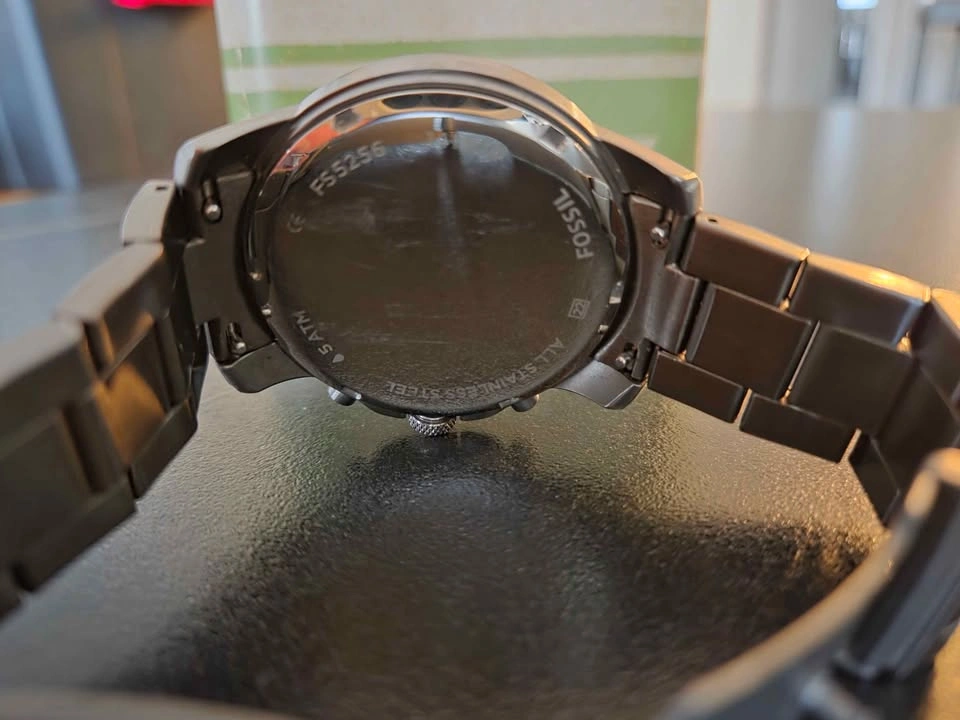 Men's Fossil Grant Grey Steel Chronograph Watch FS5256 - photo 4