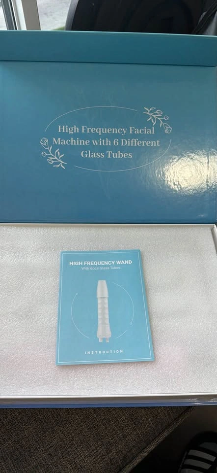 Portable High Frequency Facial Machine with 6 Glass Tubes - photo 2