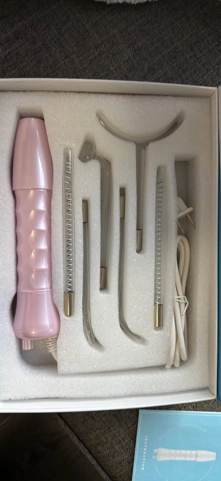 Portable High Frequency Facial Machine with 6 Glass Tubes - photo 3