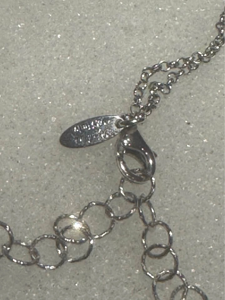 Smile Double Necklace Silver - photo 3