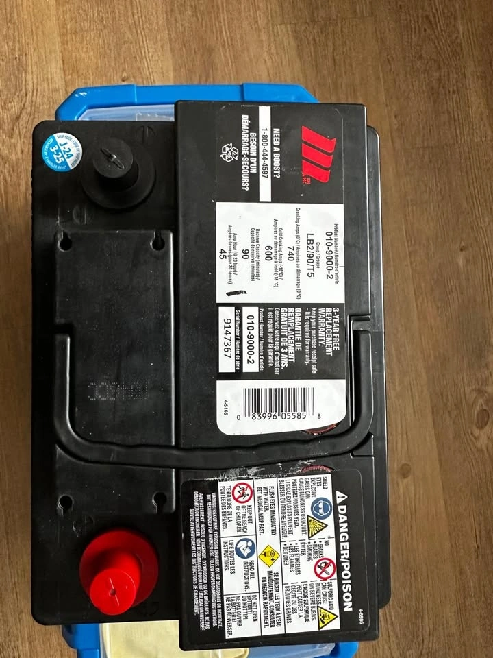 Car Battery + Tool Box with Tools | Automotive Tool Kit | Emerge