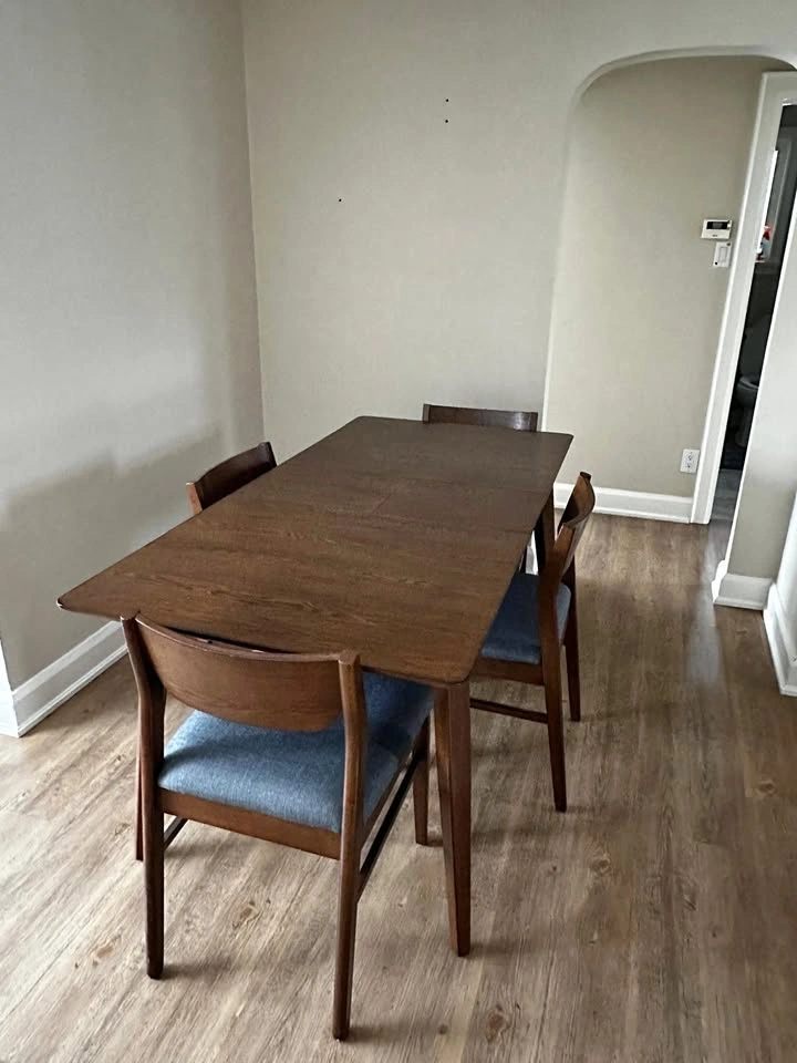 Expandable Dining Table Set with 4 Chairs | Extendable Kitchen T