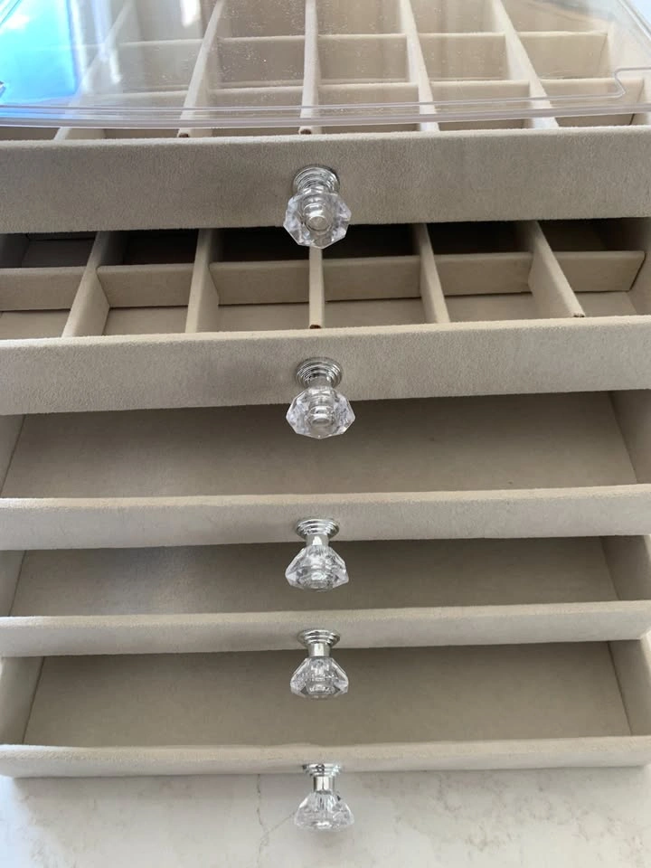 5-Tier Transparent Drawer Organizer for Jewelry/Home Accessories - photo 5