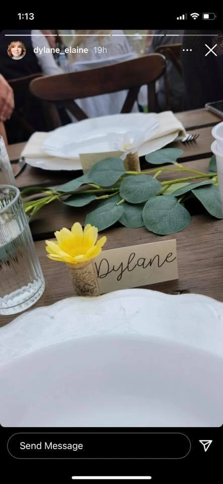 66 Daisy cork place cards + 19 unused corks - photo 2