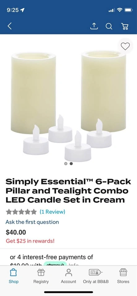 2 LED Pillar Candles and 4 LED Tea Lights - photo 2