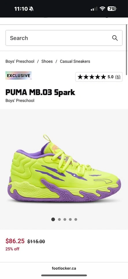 12C Puma Lamelo Basketball Shoes - photo 5