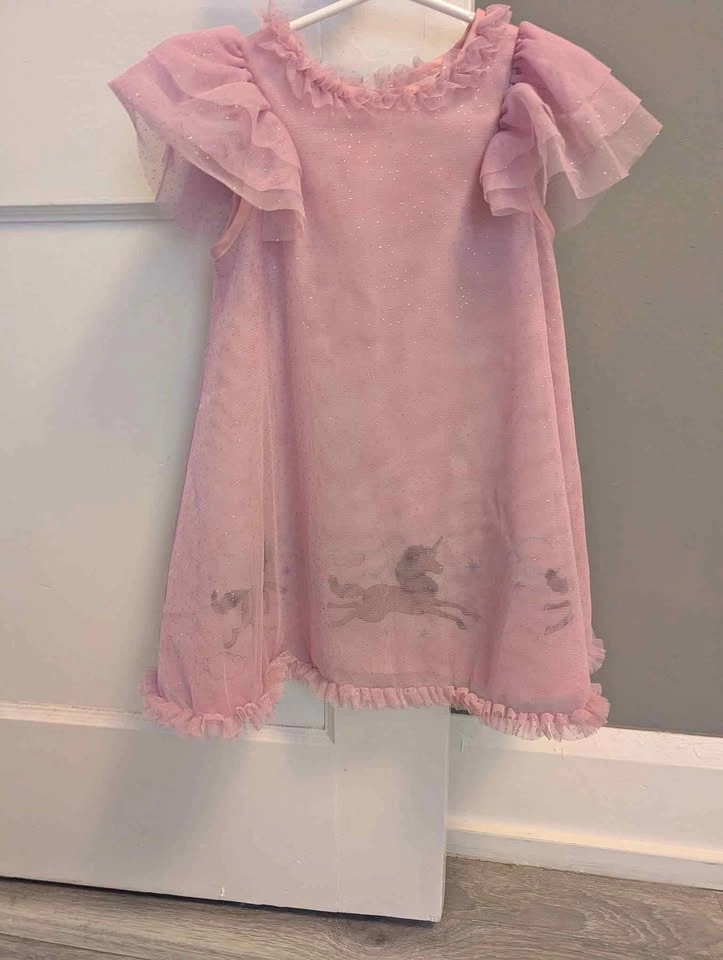 Pink Toddlers Dress for Girls Size 3T