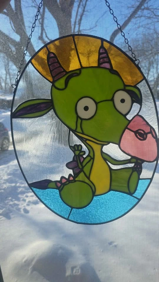 Stained Glass Dragon