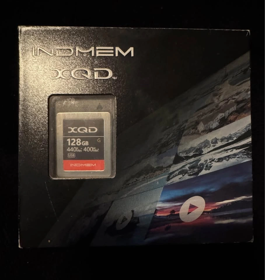 XQD 128gb memory card - INDMEM