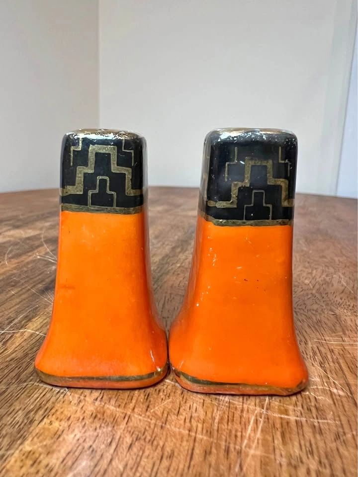 Vintage Art Deco Salt & Pepper Shakers