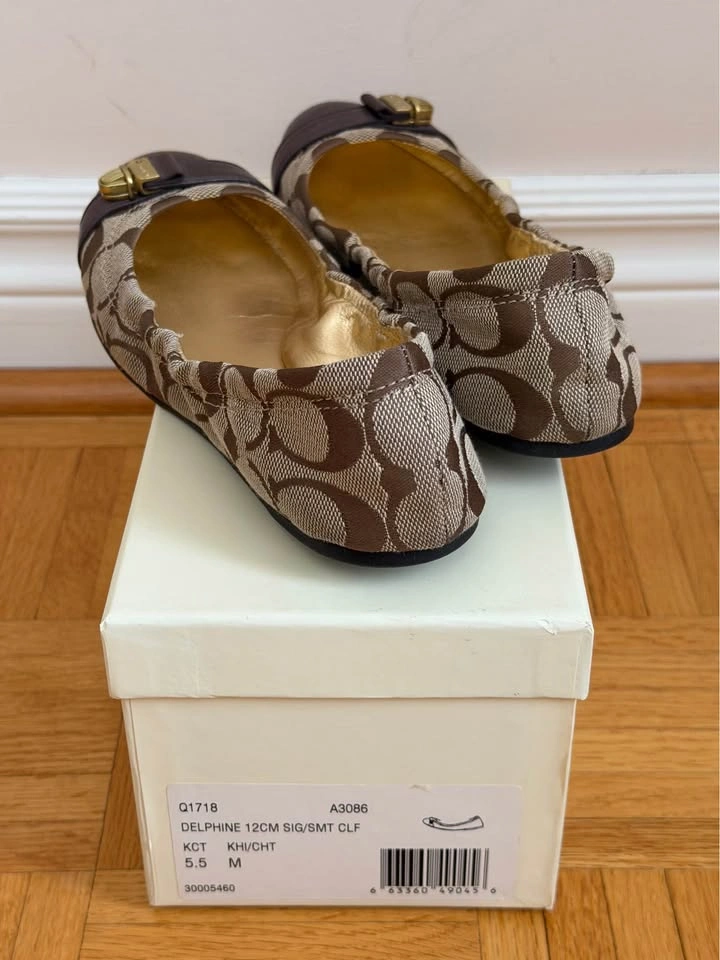 COACH Flat ballet shoes size 5.5 - photo 2