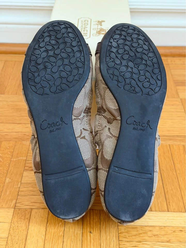 COACH Flat ballet shoes size 5.5 - photo 4