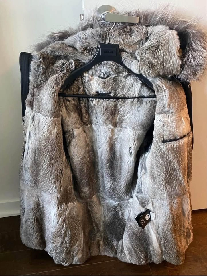 MACKAGE Seth Down Military Parka Size 36/Small - photo 2