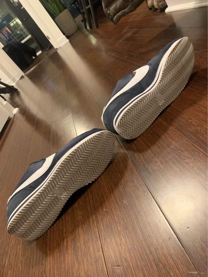 Nike Cortez Basic Nylon Obsidian White-Metallic Silver size 10 - photo 4