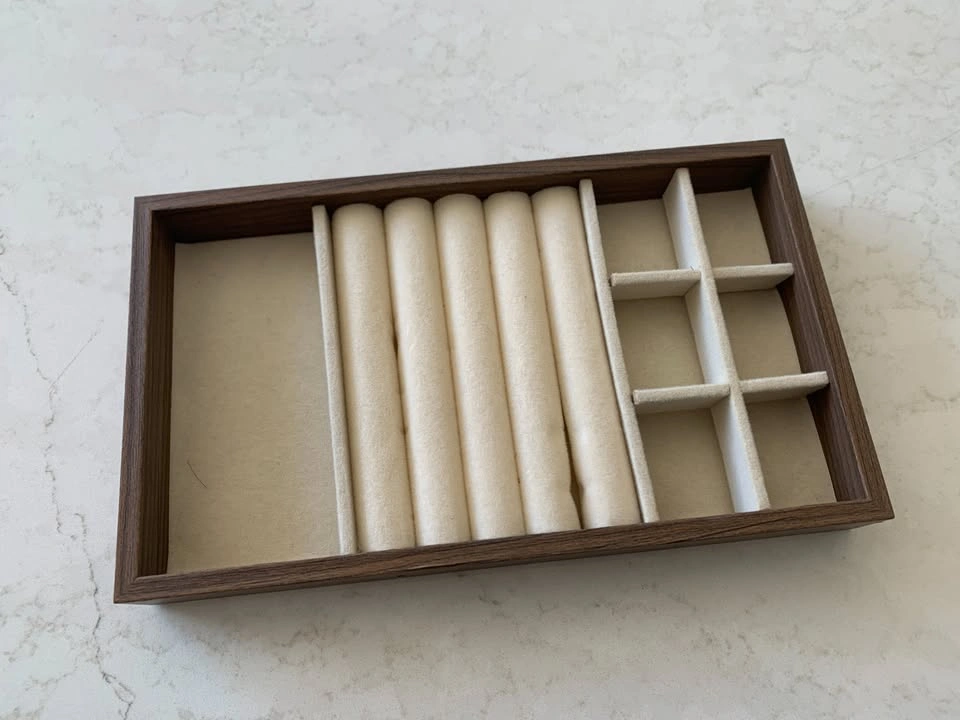 Walnut Jewelry Box with Divider Tray - photo 2