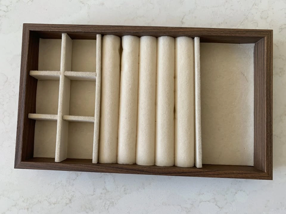 Walnut Jewelry Box with Divider Tray - photo 5