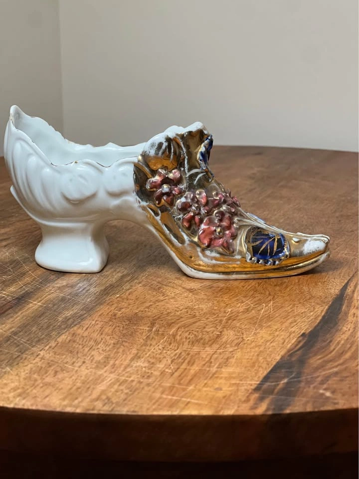 Antique 1910s Galluba & Hofmann Porcelain Shoe Germany - photo 2