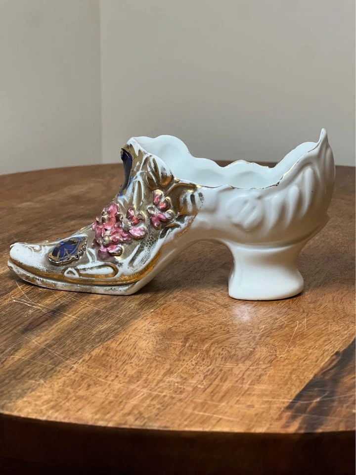 Antique 1910s Galluba & Hofmann Porcelain Shoe Germany - photo 4