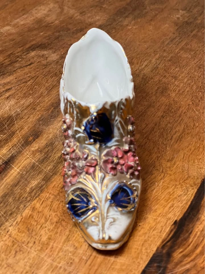 Antique 1910s Galluba & Hofmann Porcelain Shoe Germany - photo 5