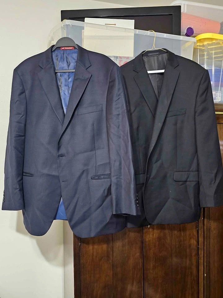 Men's Suit Jackets / Blazers Size 48 Lot (Calvin Klein, Hart Sch