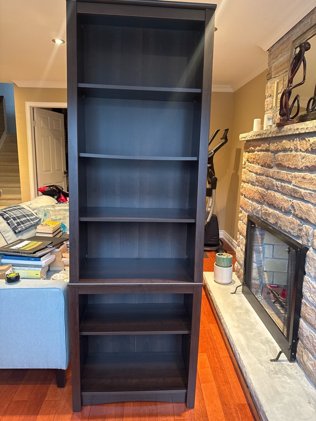 Dark Brown Bookshelf