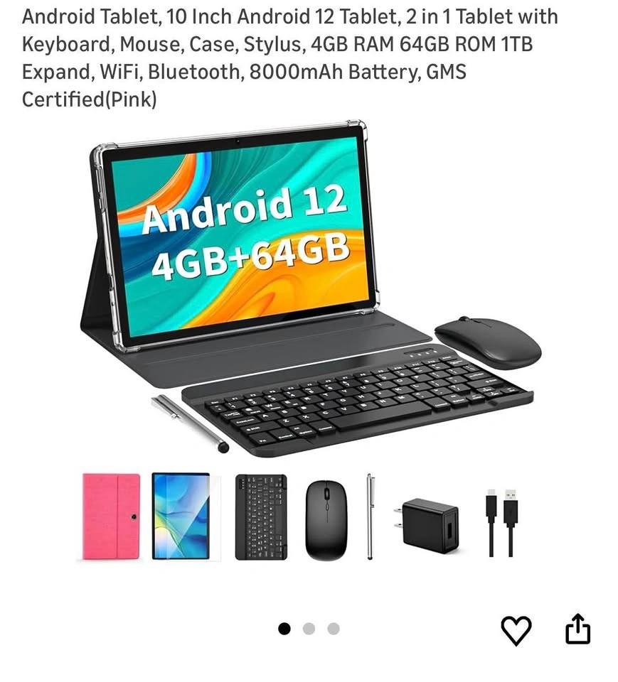 Brand New Sealed Android Tablet w/ Keyboard, Mouse, Case