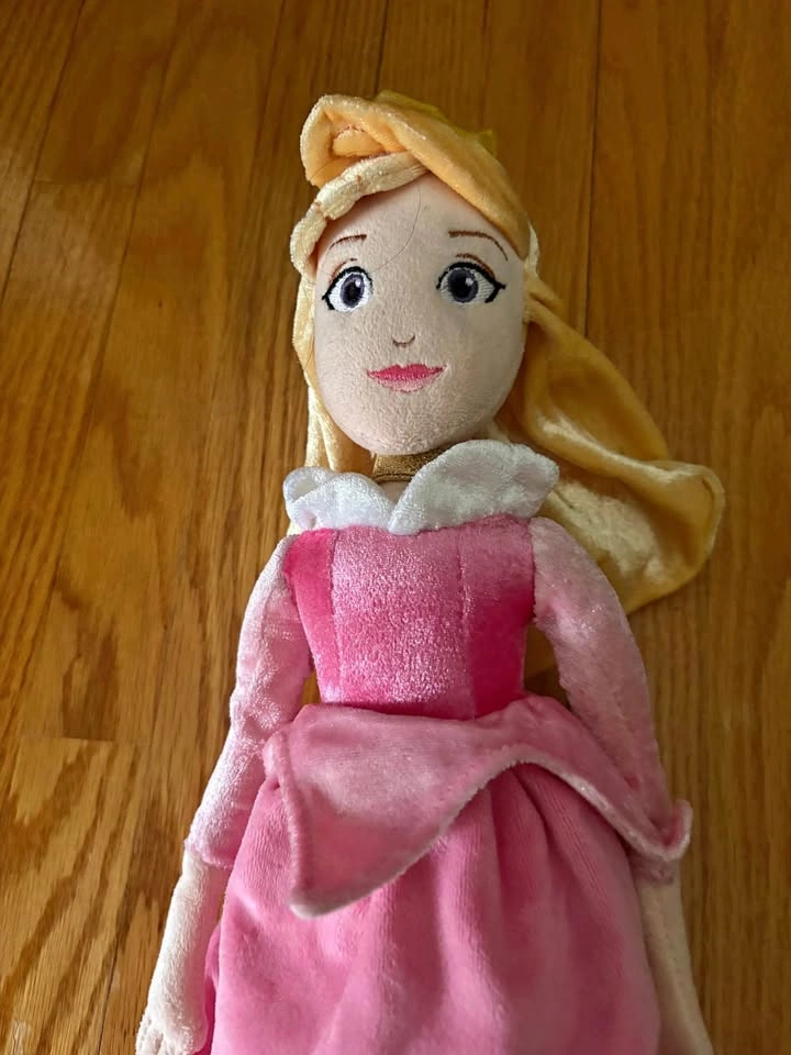 Disney Princess Aurora Plush Doll Sleeping Beauty Toy