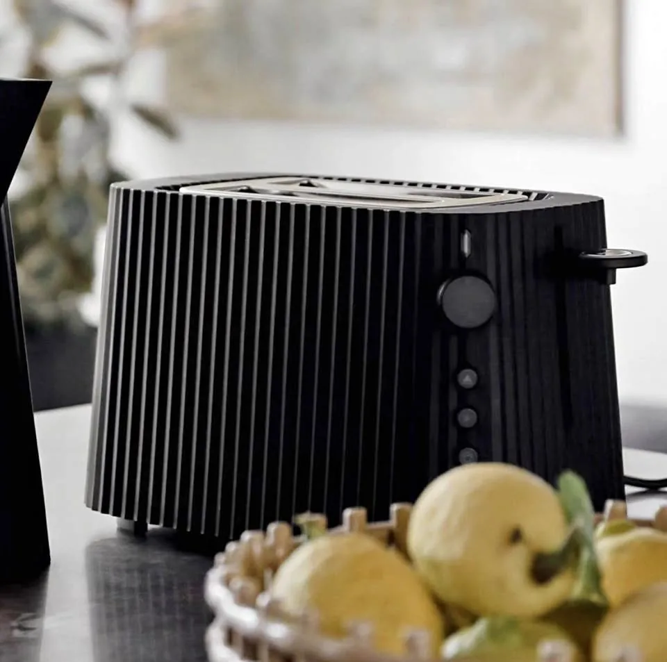 Alessi Plissé Toaster – Black ✨ Designed by Michele De Lucchi thumbnail