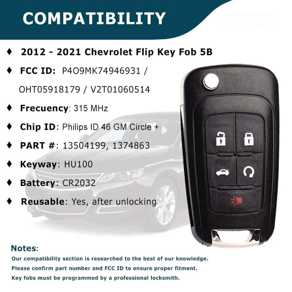 Chevrolet Buick Keys (Linked for Cheap) - photo 4