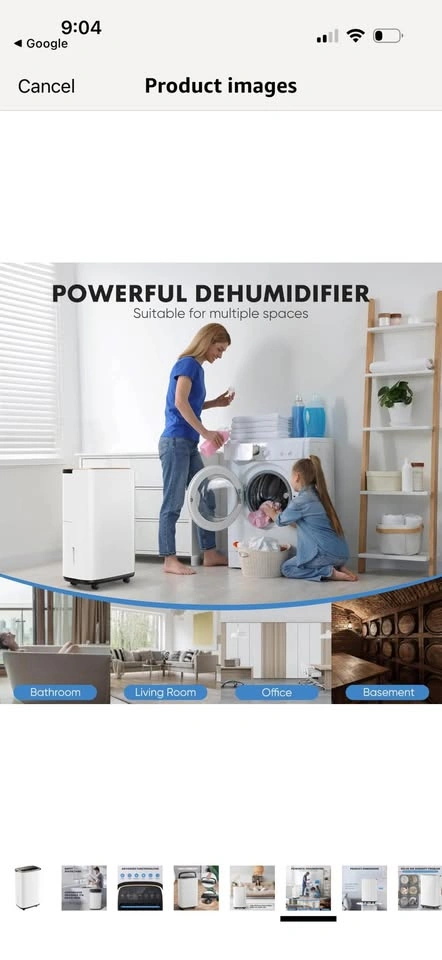 New 2100 sq ft Portable Dehumidifier - photo 4
