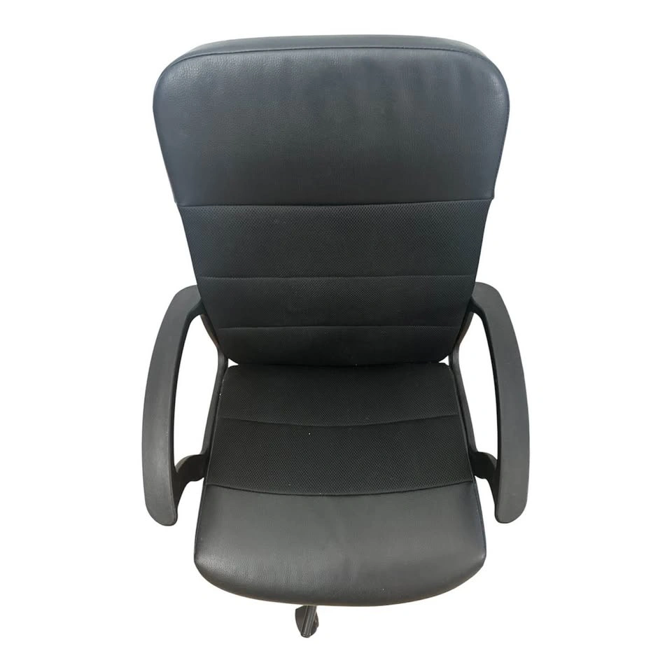 Black Rolling Desk Chair - photo 2