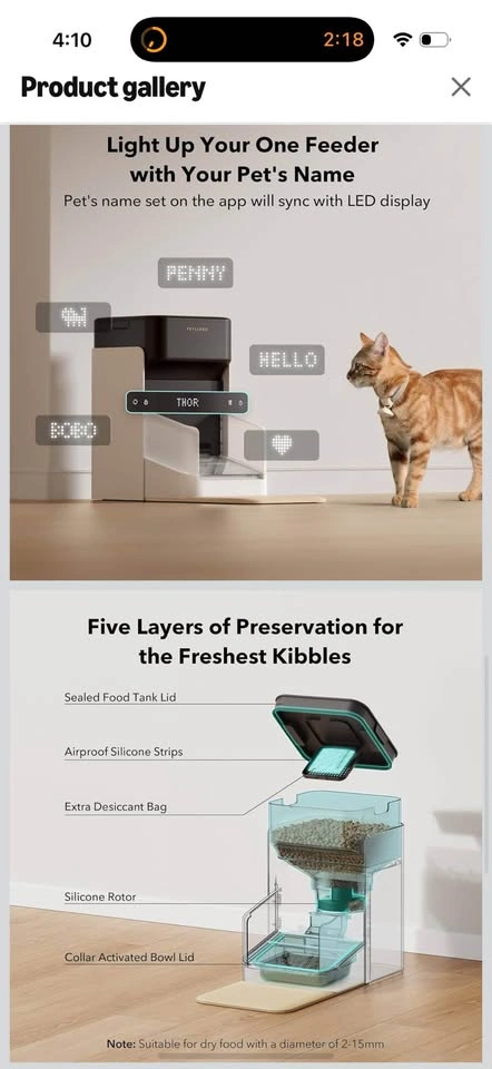 New RFID Automatic Cat Feeder - photo 4