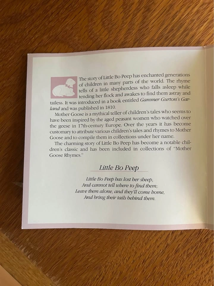 1987 Little Bo Peep Franklin Mint Doll - photo 5