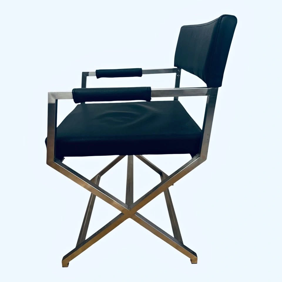 Black Leather Accent Chair - photo 3