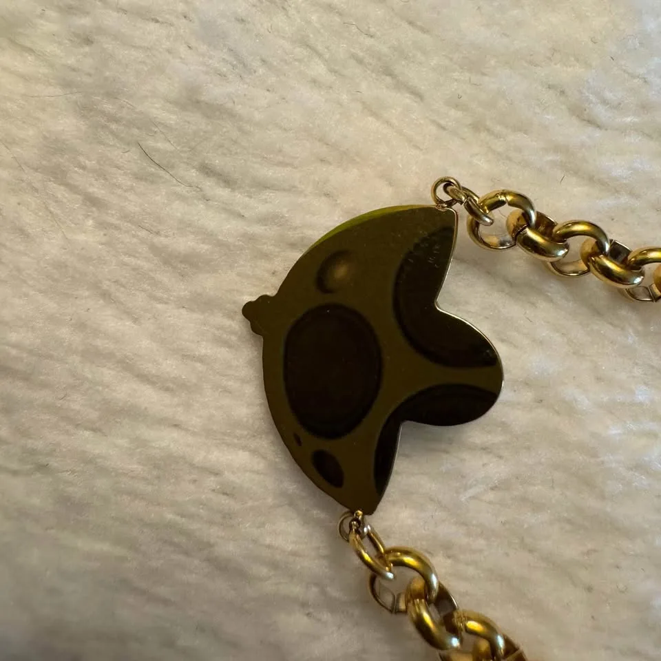 NEW 🧡 Egyptian Revival Turquoise Cabochon Gold Bracelet image indicator(3)