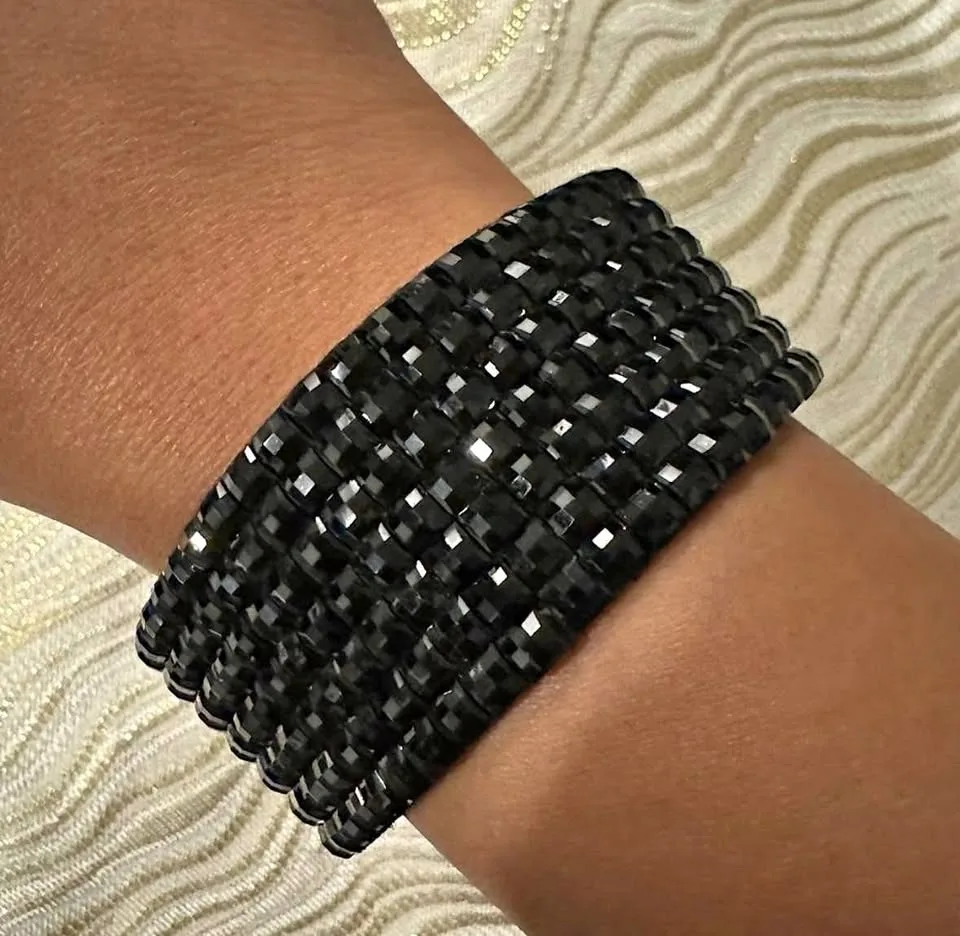 Glittery Black Bracelet thumbnail