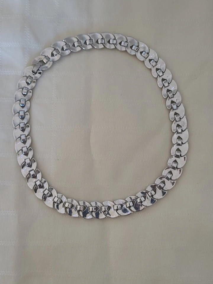 Rare 50s Vintage Crown Trifari Necklace - Alfred Philippe Pat. 1 - photo 2