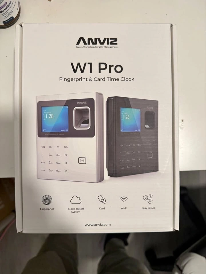 ANVIZ W1 Pro Fingerprint Time Clock - Biometric - $50 FIRM