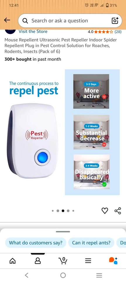 Ultra sonic pest repeller pack of 6 - photo 2
